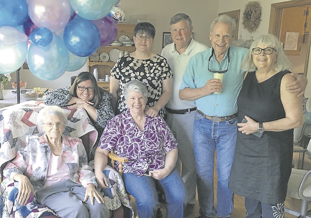 Lucille Kinkade birthday celebration